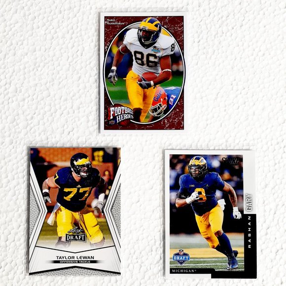 Michigan Wolverines 9 Card Lot - CFTBL [4_5_2] - Picture 5 of 8